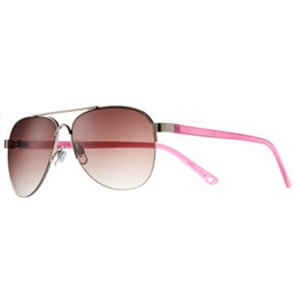 Juicy Couture Pink & Gold Aviator Sunglasses NWT - Picture 3 of 6